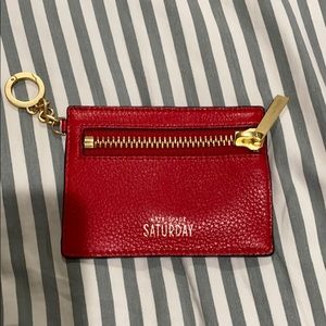 Kate Spade Saturday Red Card Holder